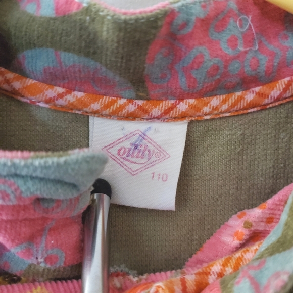 Oilily kids corduroy and cotton dress - Multi-pattern - Size 110 (5 Year) - Picture 2 of 11